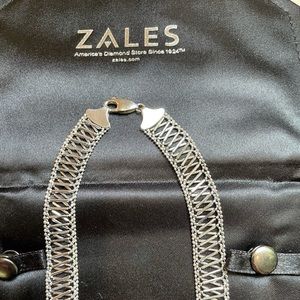 16” Diamond Cut Ladies Silver Necklace